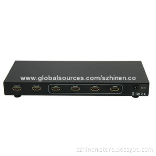 HDMI 4 x 2 Matrix with 1,080 Pixels Video Resolution
